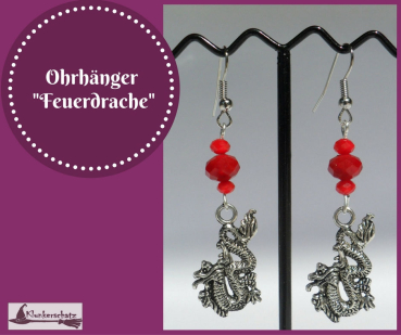 Ohrhänger "Feuerdrache"